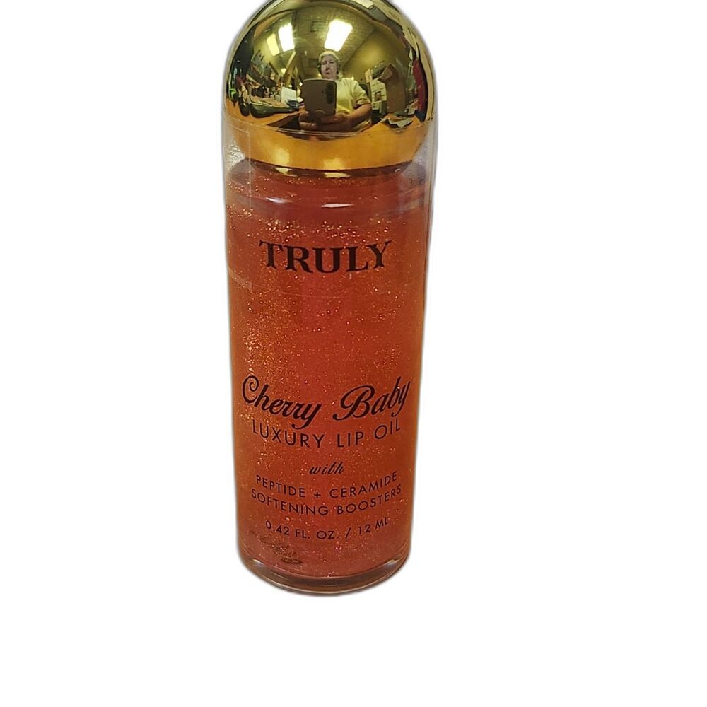 Truly Beauty Cherry Baby Luxury Lip Oil - Peptide + Ceramide (Brand New)